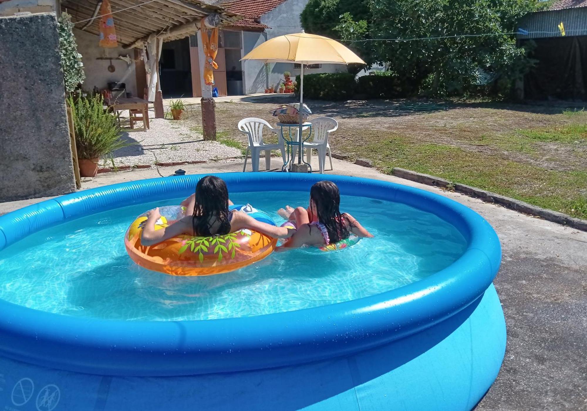 Casa Da Vovo Ceu - Casa De Campo Gandaresa - Country House, Entre Coimbra E Aveiro, A 15 Minutos Carro Praia Mira - Quintal Com Piscina Insuflavel Cantanhede Exteriér fotografie